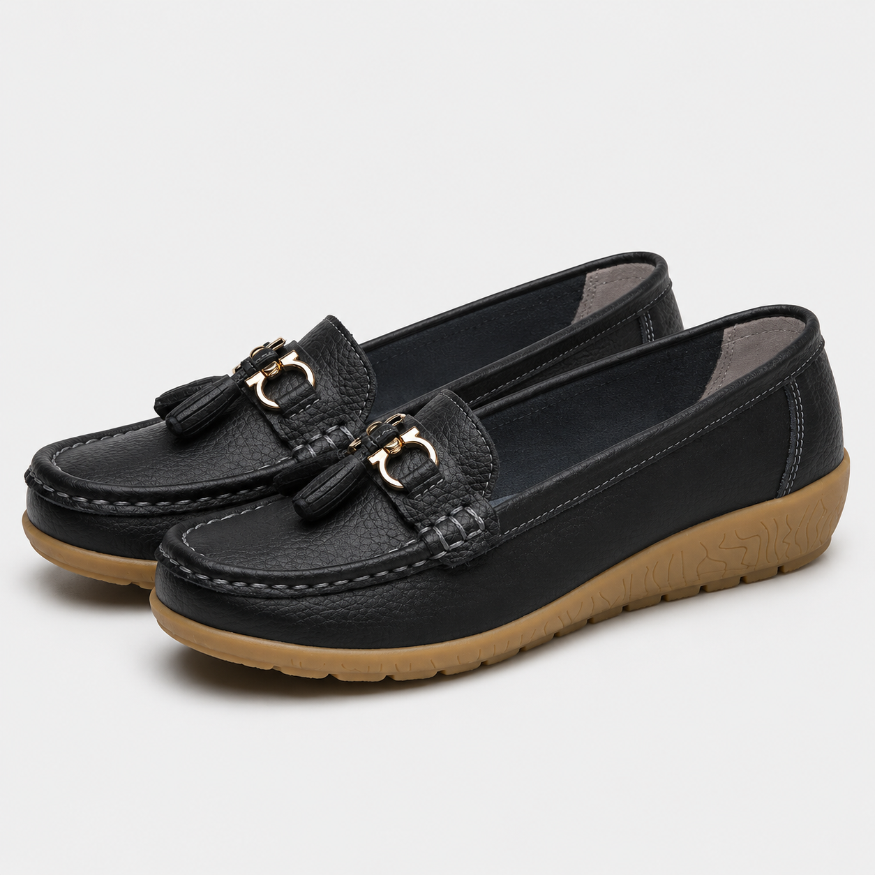 Elena | Women's Loafers with Decorative Fringe – Elegant Casual Shoes