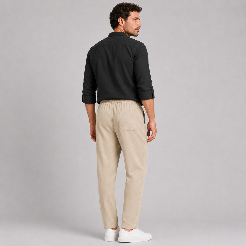 Nikola | Men's Linen Pants – Lightweight Comfortable Everyday Pants