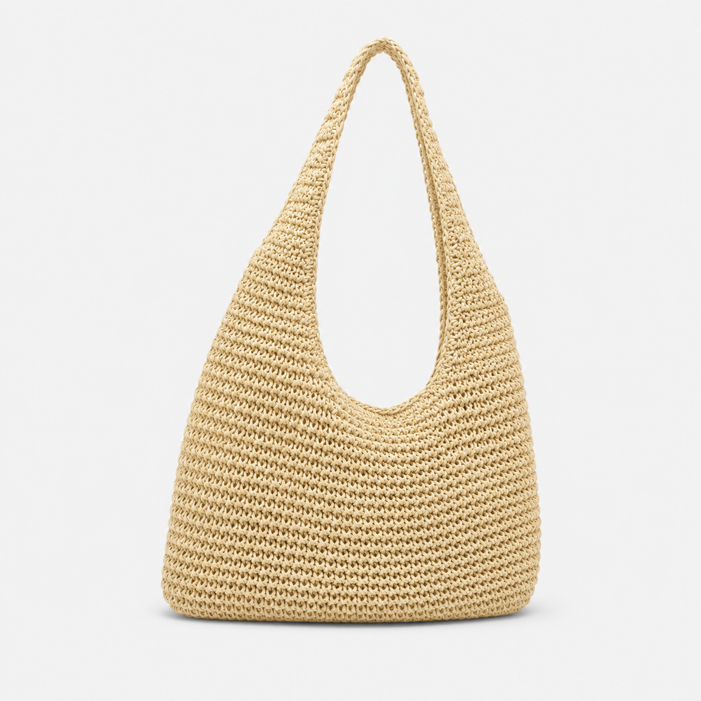 Natalia | Woven Straw Beach Bag – Women's Summer Handbag