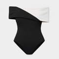 Oliwia | Women's One-Piece Swimsuit – Elegant Off-Shoulder Design