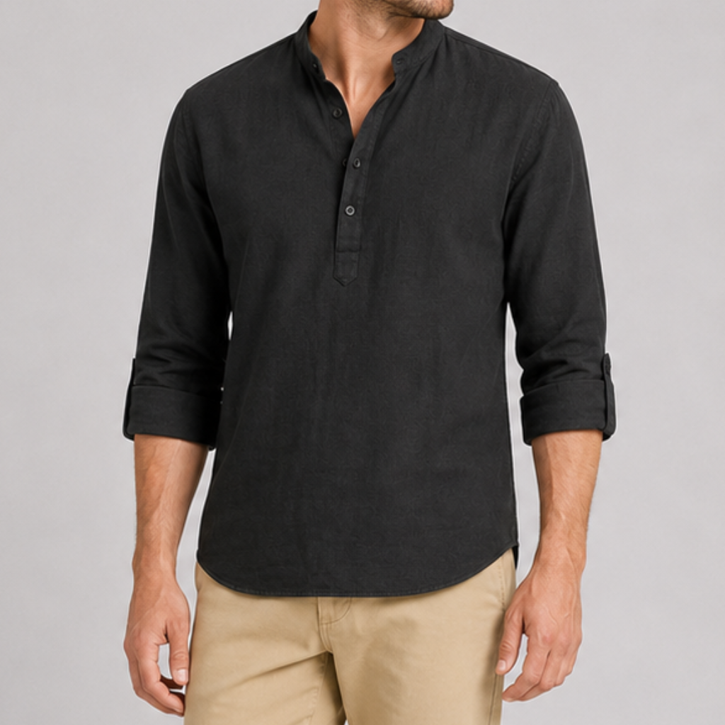 Mikołaj | Men's Casual Shirt – Lightweight Elegant Everyday Shirt