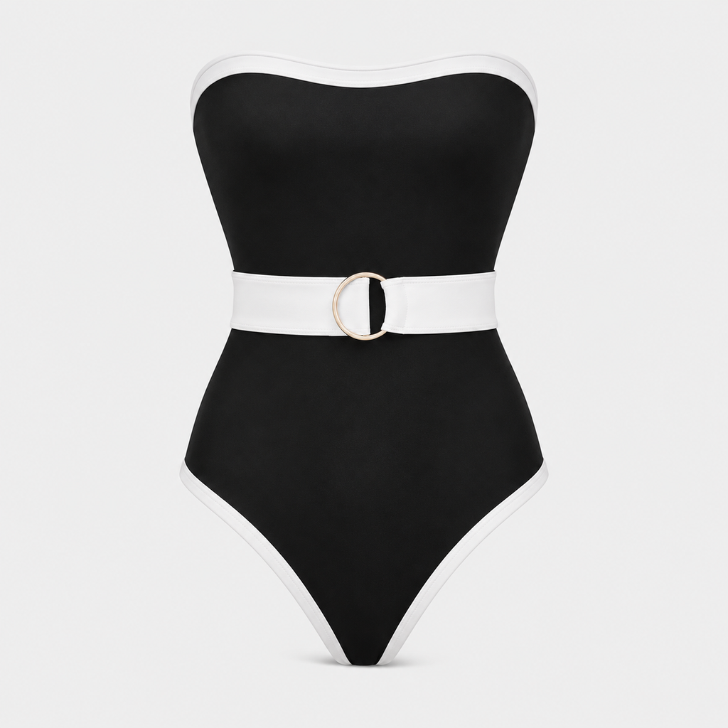 Oliwia | Women's One-Piece Swimsuit – Elegant Strapless Design