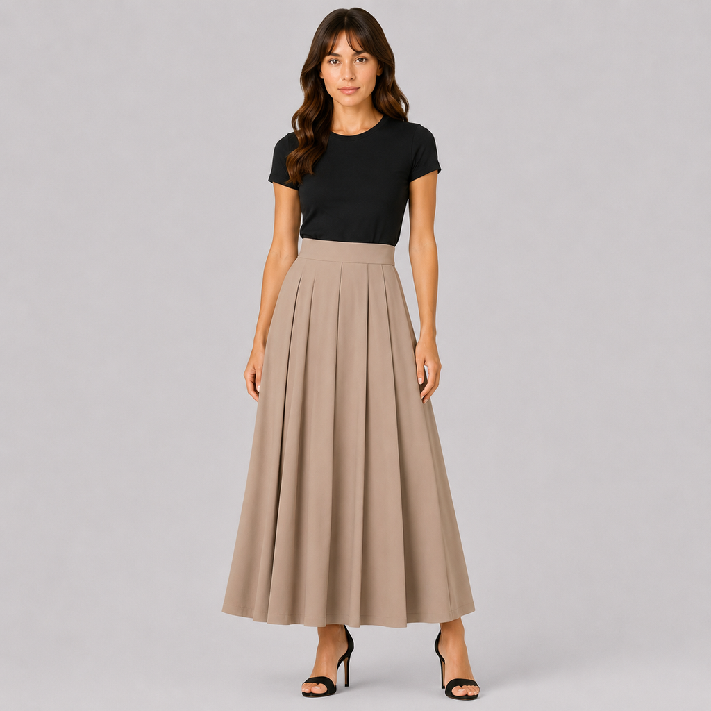 Sasha | Women's Long Skirt – Classic Flared Style