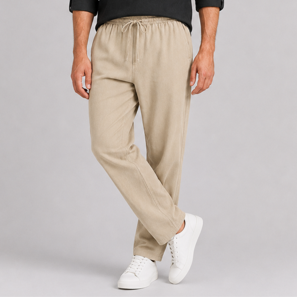 Nikola | Men's Linen Pants – Lightweight Comfortable Everyday Pants