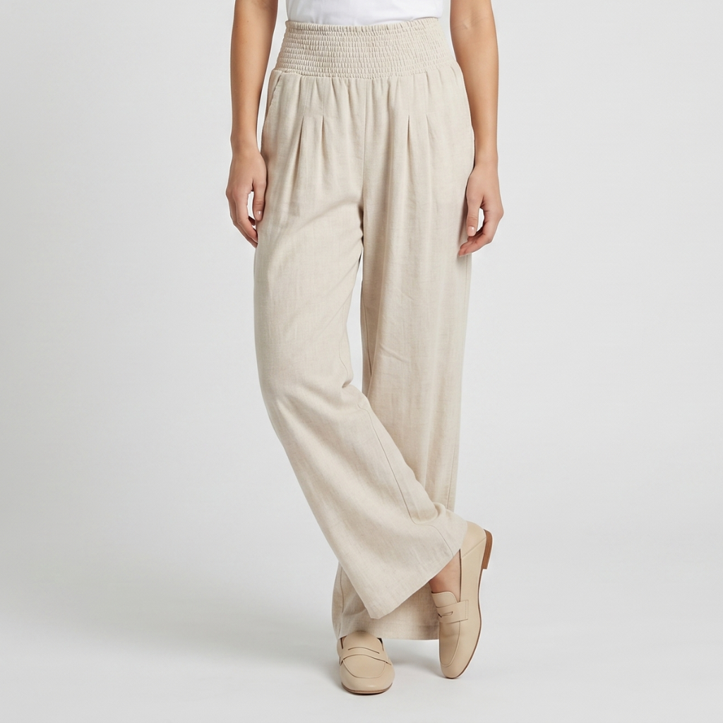Antonina | Women's Pants with Elastic Waist – Loose Fit for Everyday Wear