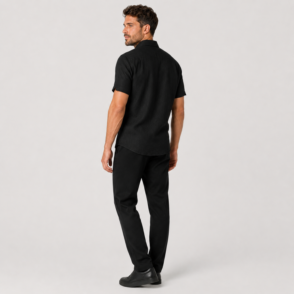 Oskar | Men's Bamboo Blend Polo Shirt – Lightweight Breathable Elegance