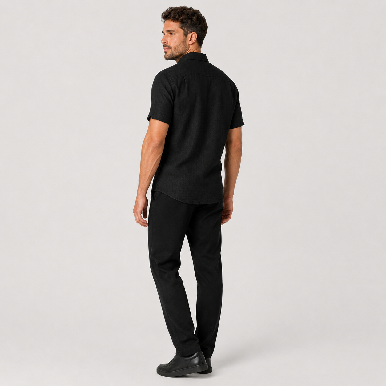 Oskar | Men's Bamboo Blend Polo Shirt – Lightweight Breathable Elegance