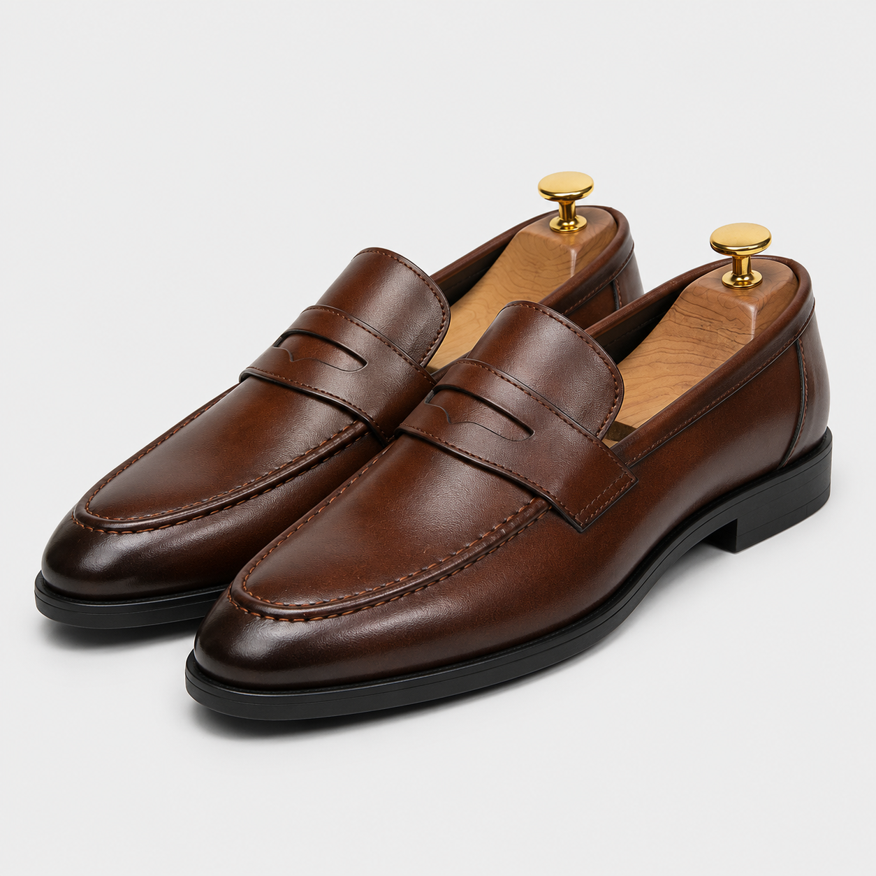 Leon | Men's Elegant Slip-On Loafers – Classic Formal Shoes