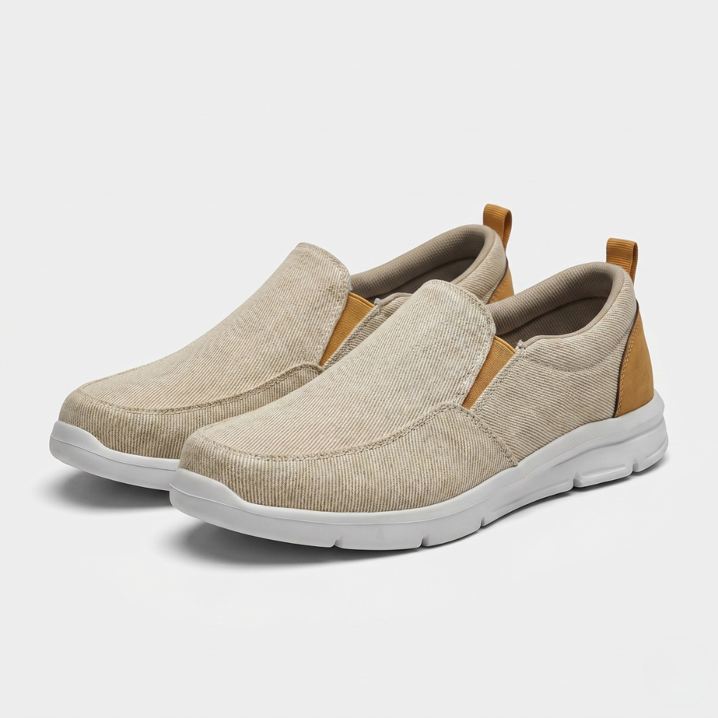 Casimir | Men's Slip-On Casual Shoes – Lightweight Canvas Slip-Ons