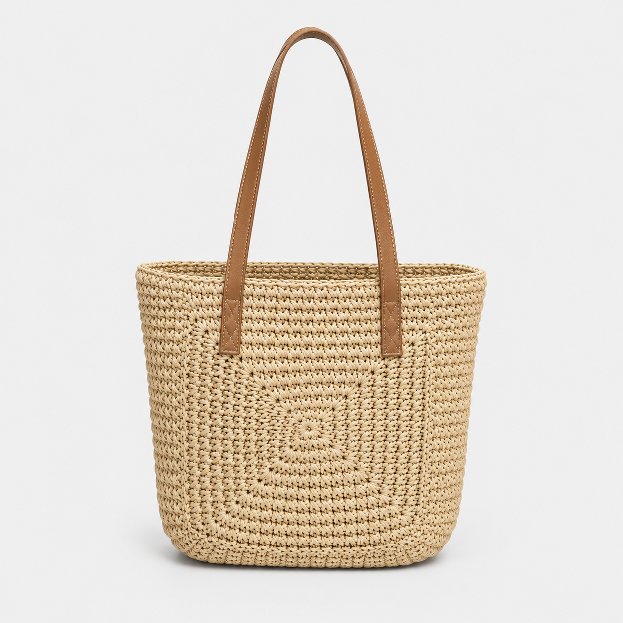 Liora | Women's Woven Shopper Bag – Summer Bag in Boho Style