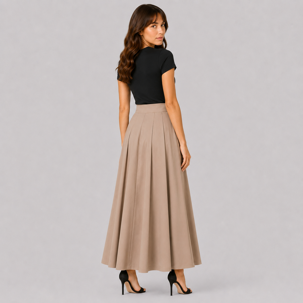 Sasha | Women's Long Skirt – Classic Flared Style
