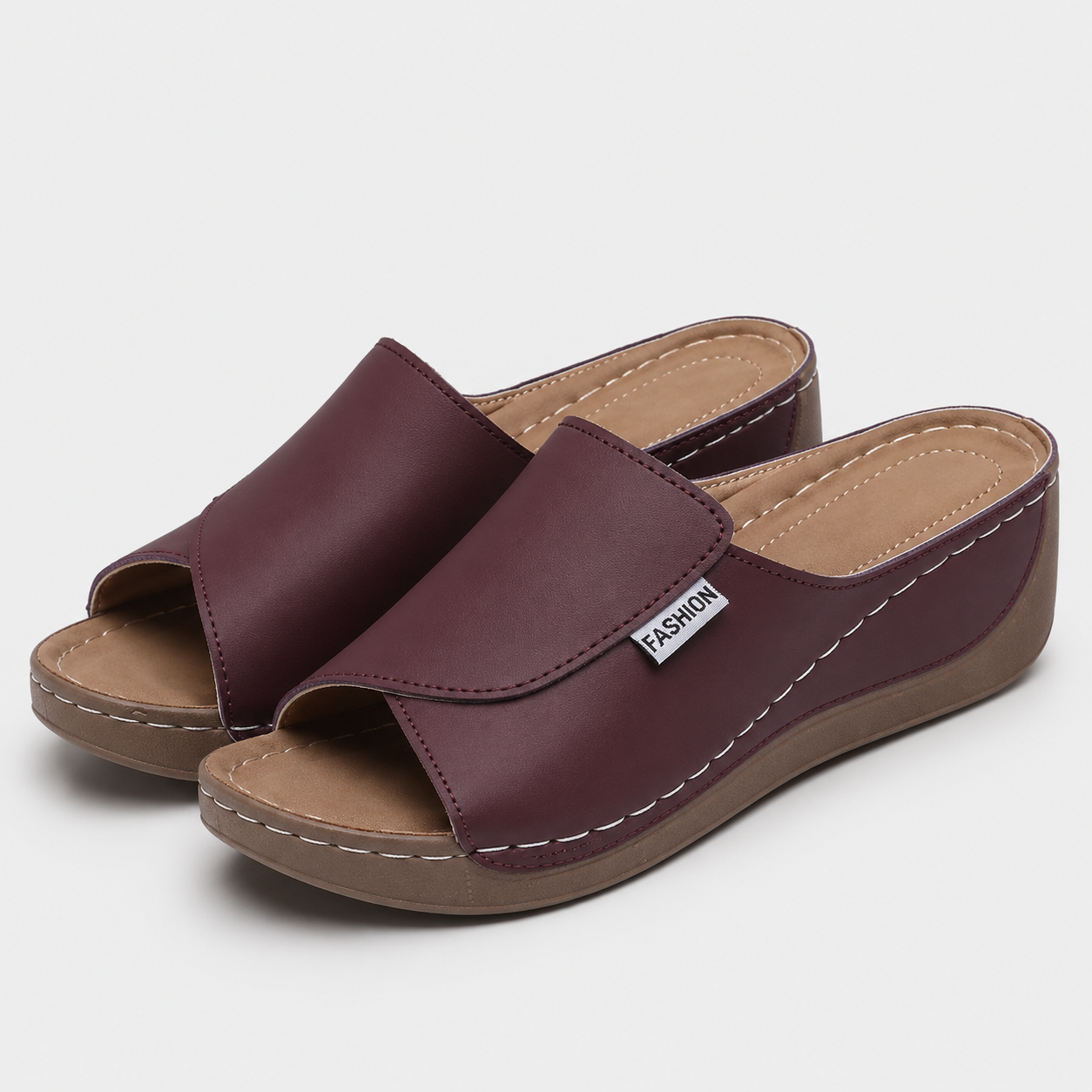Martina | Women's Comfortable Wedge Sandals – Slip-On Casual Sandals