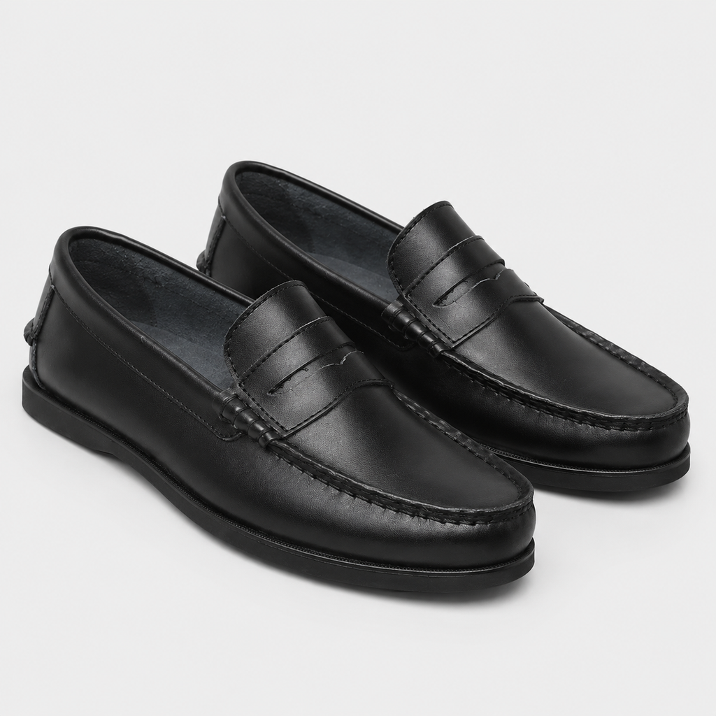 Dario | Men's Classic Leather Loafers – Elegant Casual Style