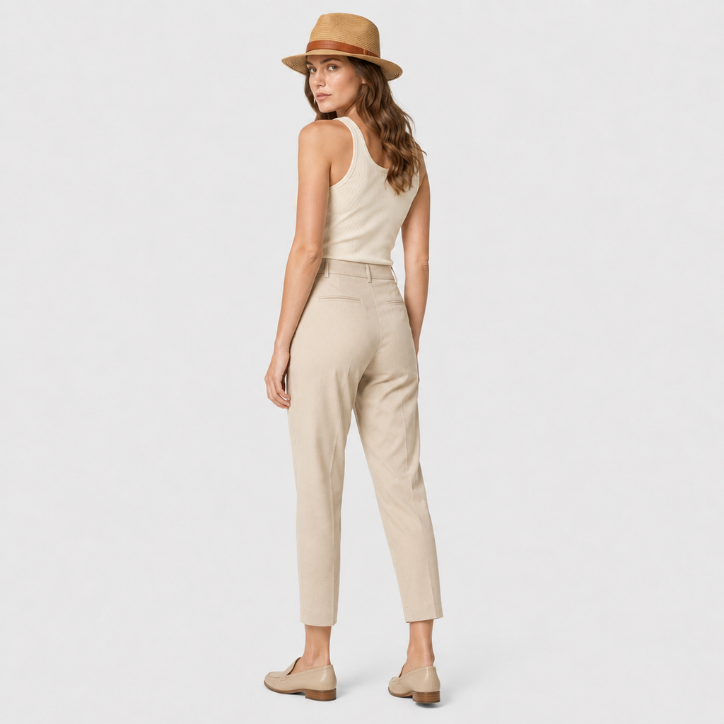 Lidia | Women's Straw Hat with Decorative Band – Style and Sun Protection