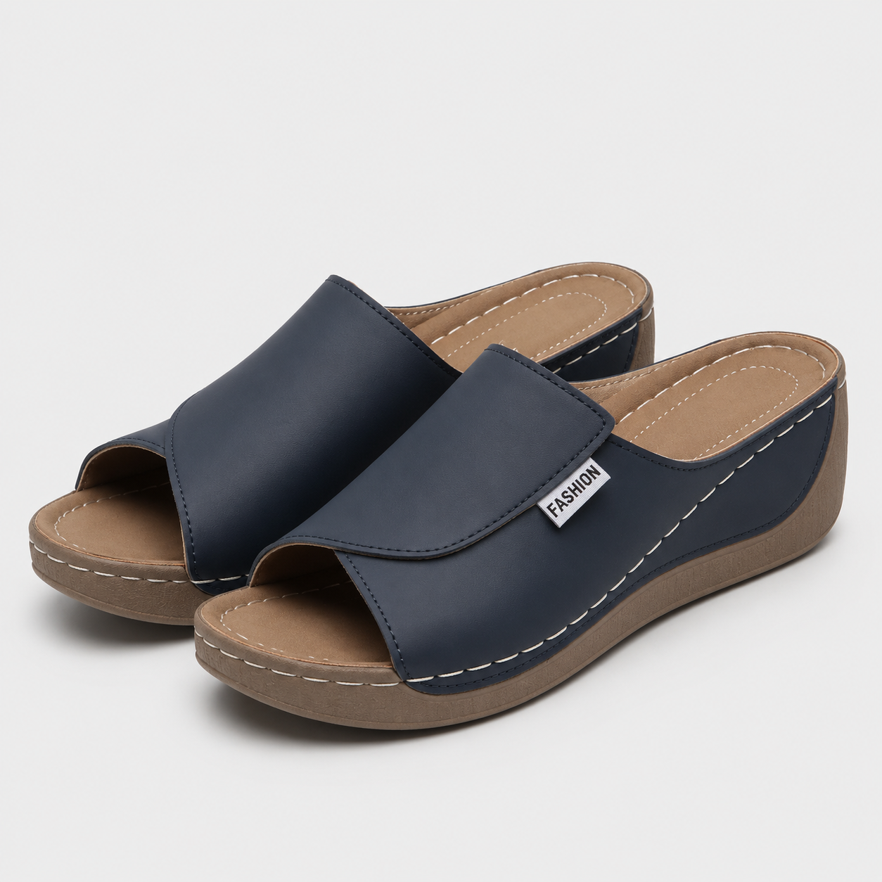 Martina | Women's Comfortable Wedge Sandals – Slip-On Casual Sandals