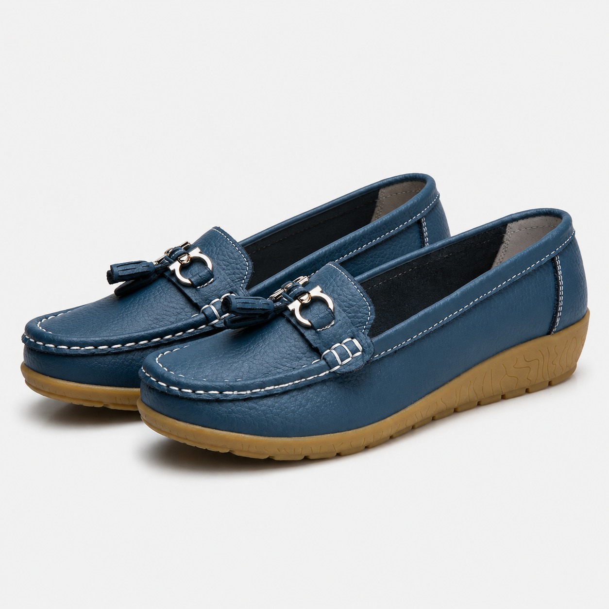 Elena | Women's Loafers with Decorative Fringe – Elegant Casual Shoes