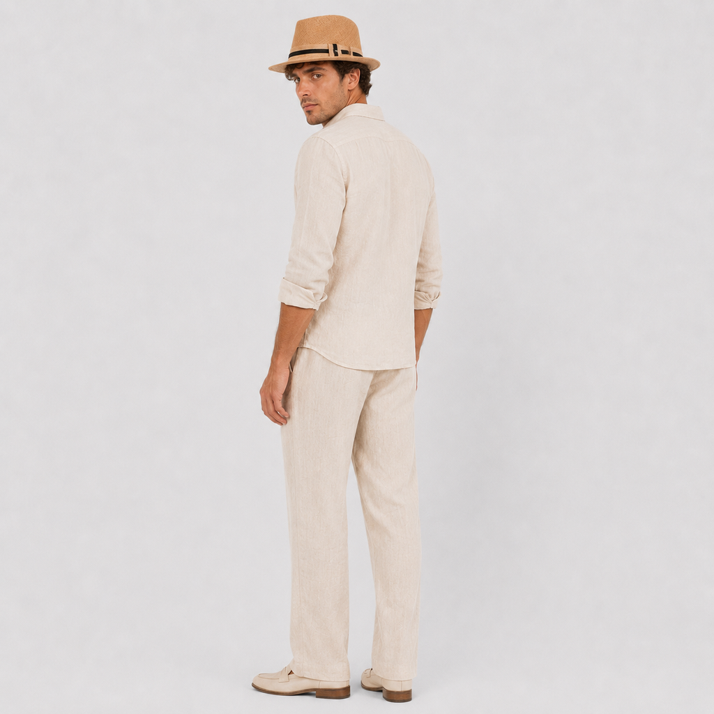 Marcin | Men's Beach Hat – Woven Design with Sun Protection