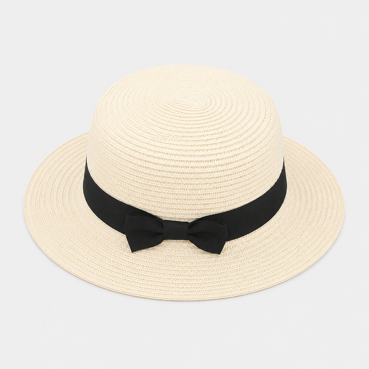Iwona | Women's Beach Hat – Elegant Bow and Sun Protection