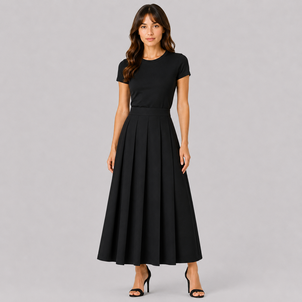 Sasha | Women's Long Skirt – Classic Flared Style