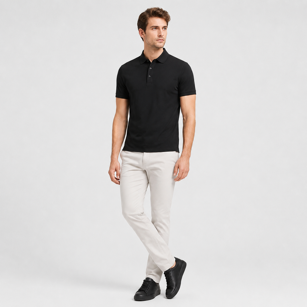 Adrian | Men's Polo Shirt – Cotton Piqué Classic Style
