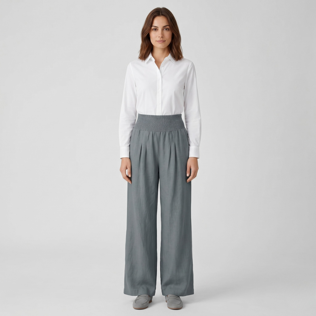 Antonina | Women's Pants with Elastic Waist – Loose Fit for Everyday Wear