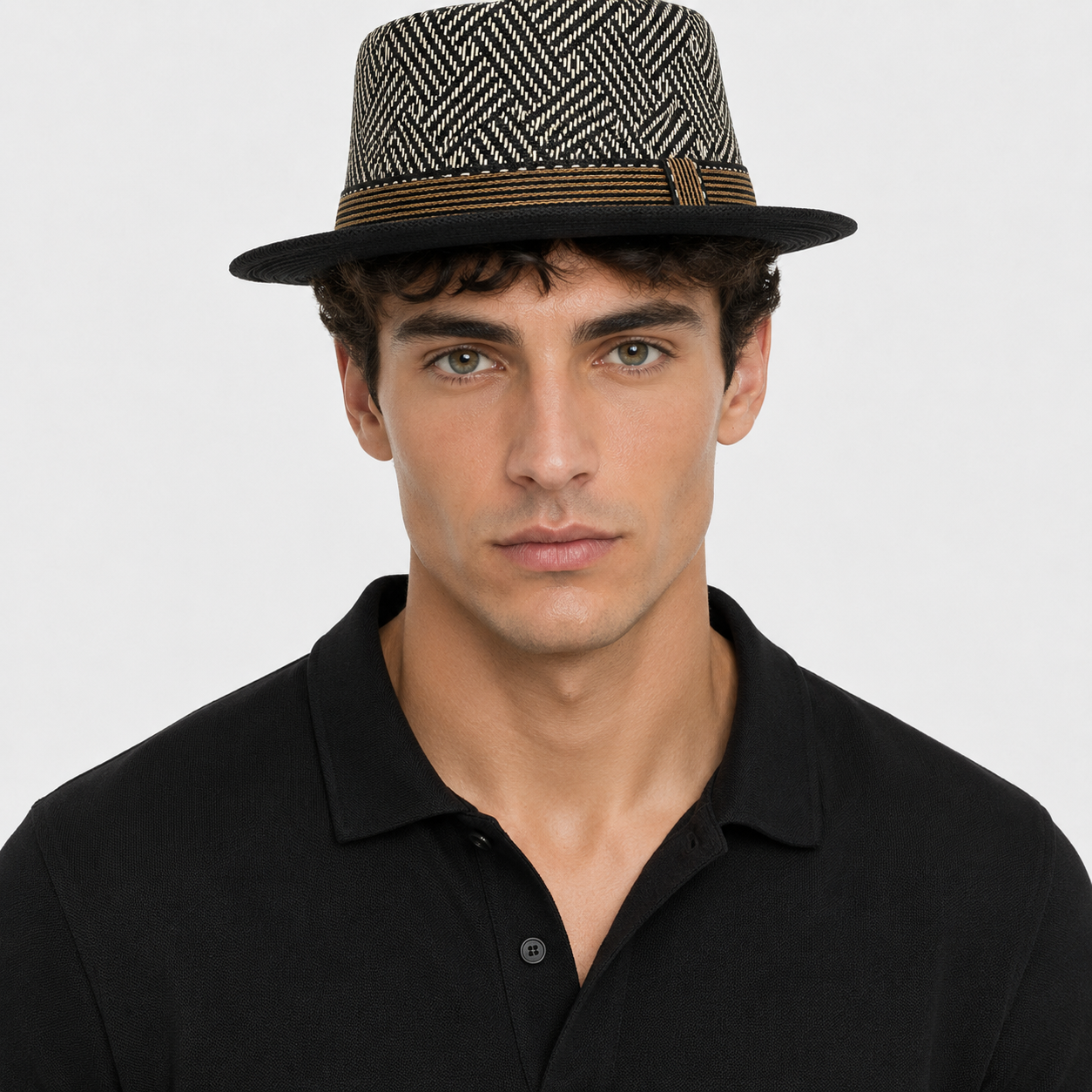 Pola | Men's Summer Hat – Woven Design with Sun Protection