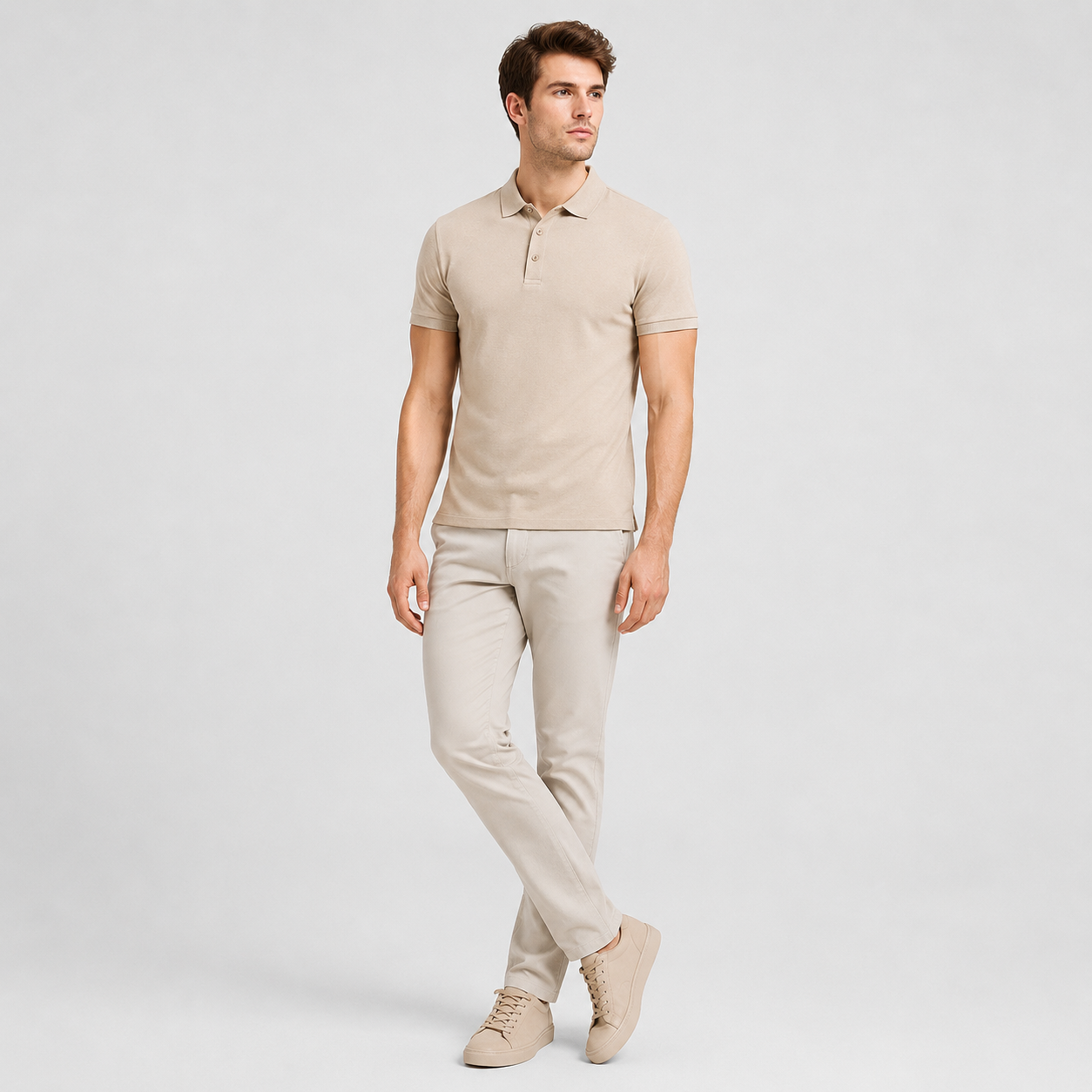 Adrian | Men's Polo Shirt – Cotton Piqué Classic Style