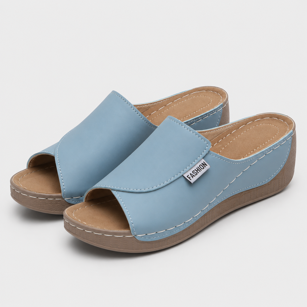 Martina | Women's Comfortable Wedge Sandals – Slip-On Casual Sandals