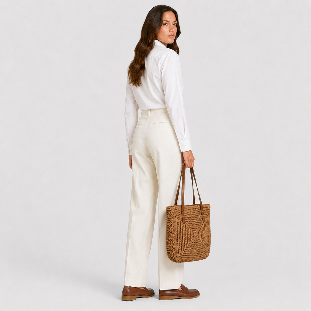 Liora | Women's Woven Shopper Bag – Summer Bag in Boho Style