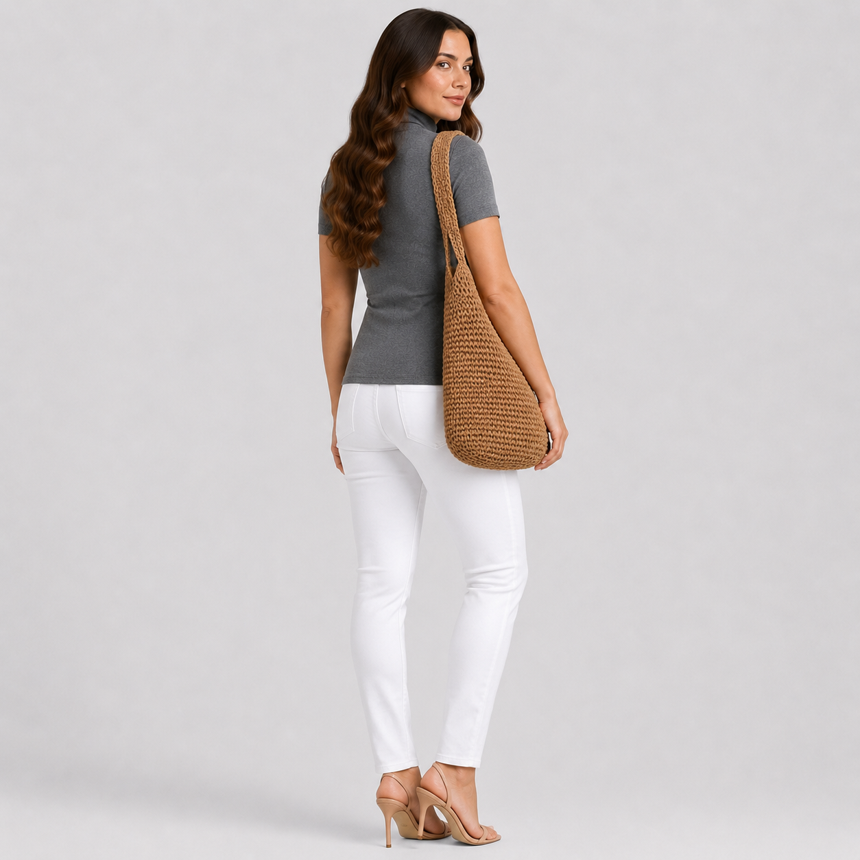 Natalia | Woven Straw Beach Bag – Women's Summer Handbag