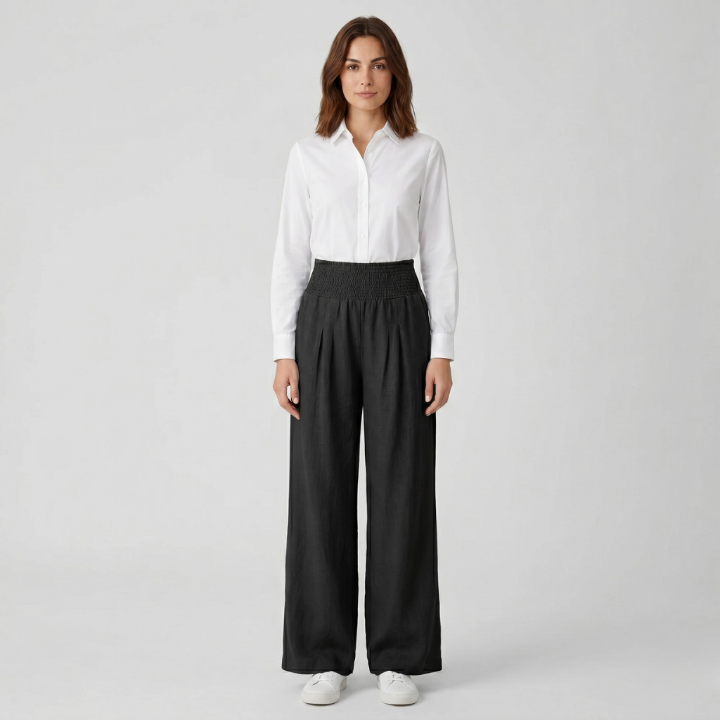Antonina | Women's Pants with Elastic Waist – Loose Fit for Everyday Wear