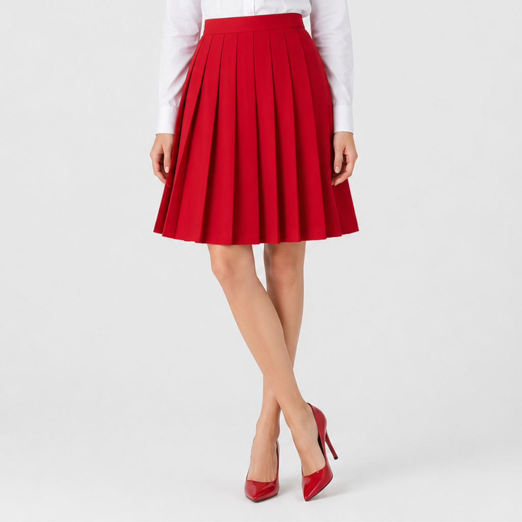 Mira | Women's Midi Skirt – Pleated Classic Design