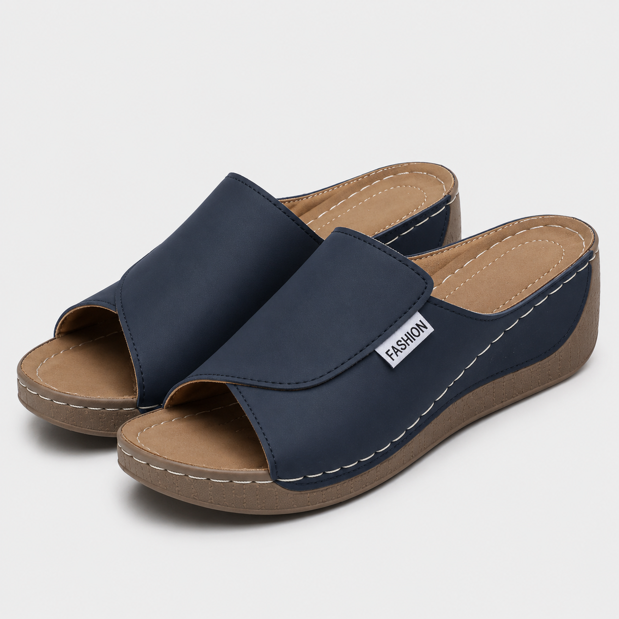 Martina | Women's Comfortable Wedge Sandals – Slip-On Casual Sandals