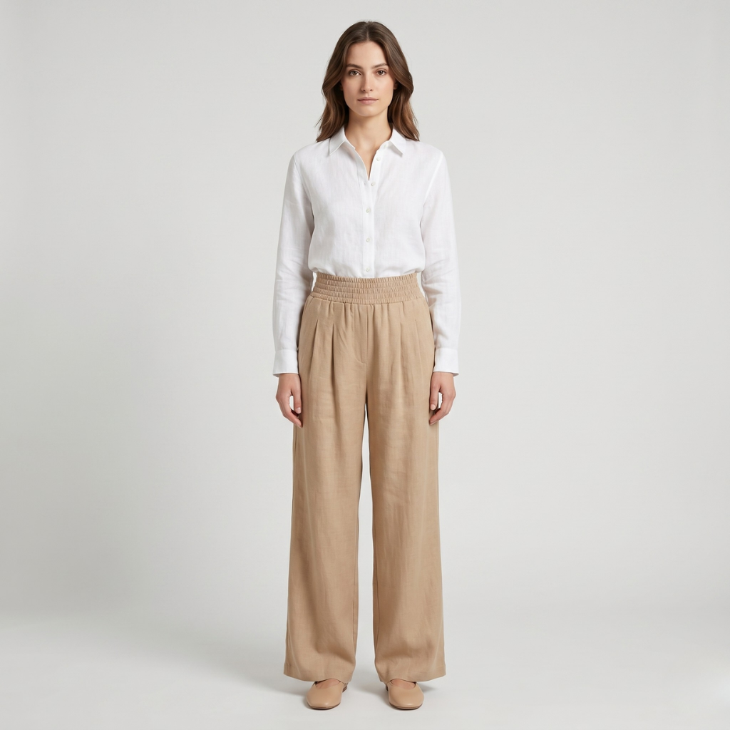 Antonina | Women's Pants with Elastic Waist – Loose Fit for Everyday Wear