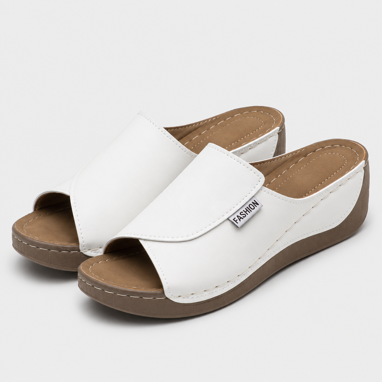 Martina | Women's Comfortable Wedge Sandals – Slip-On Casual Sandals