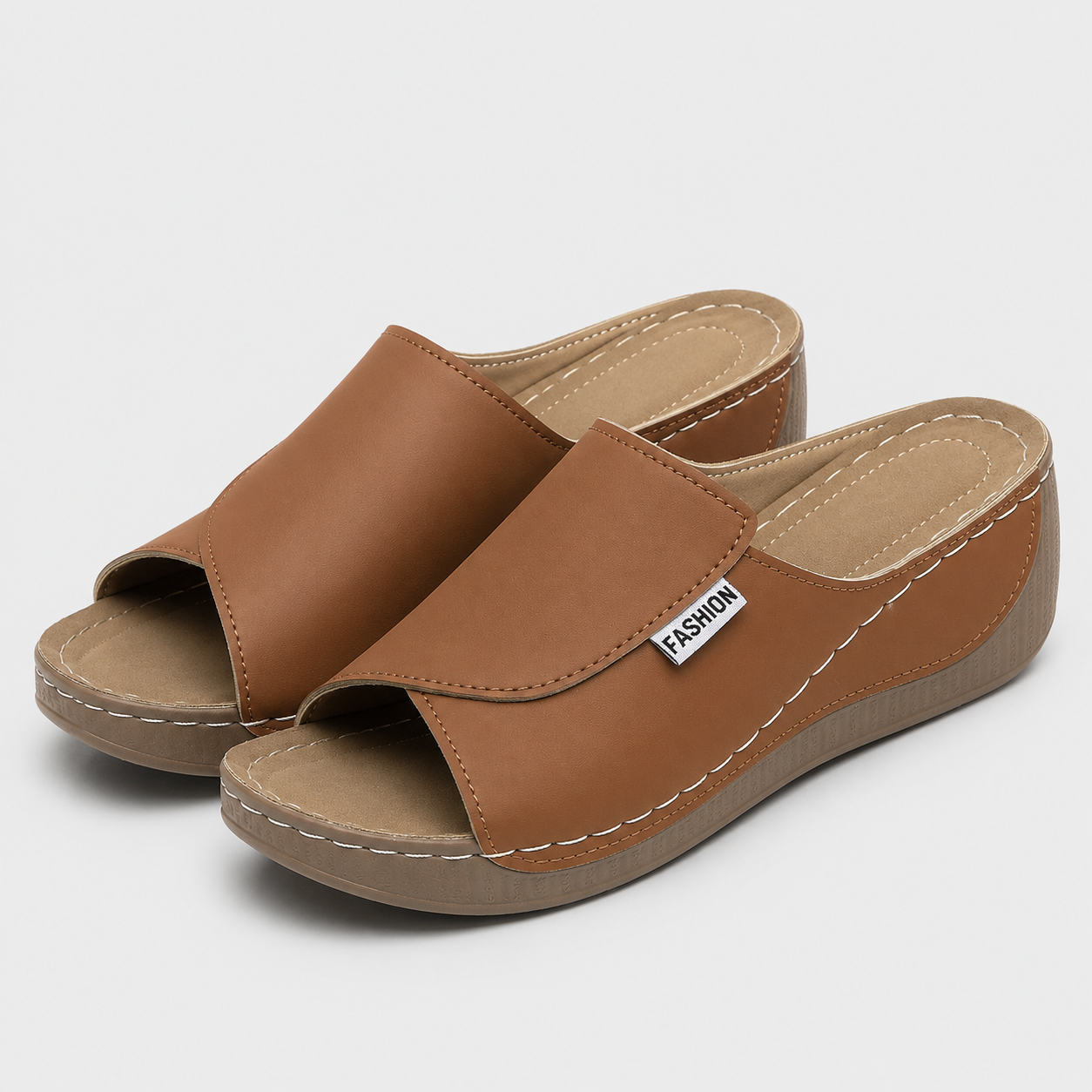 Martina | Women's Comfortable Wedge Sandals – Slip-On Casual Sandals