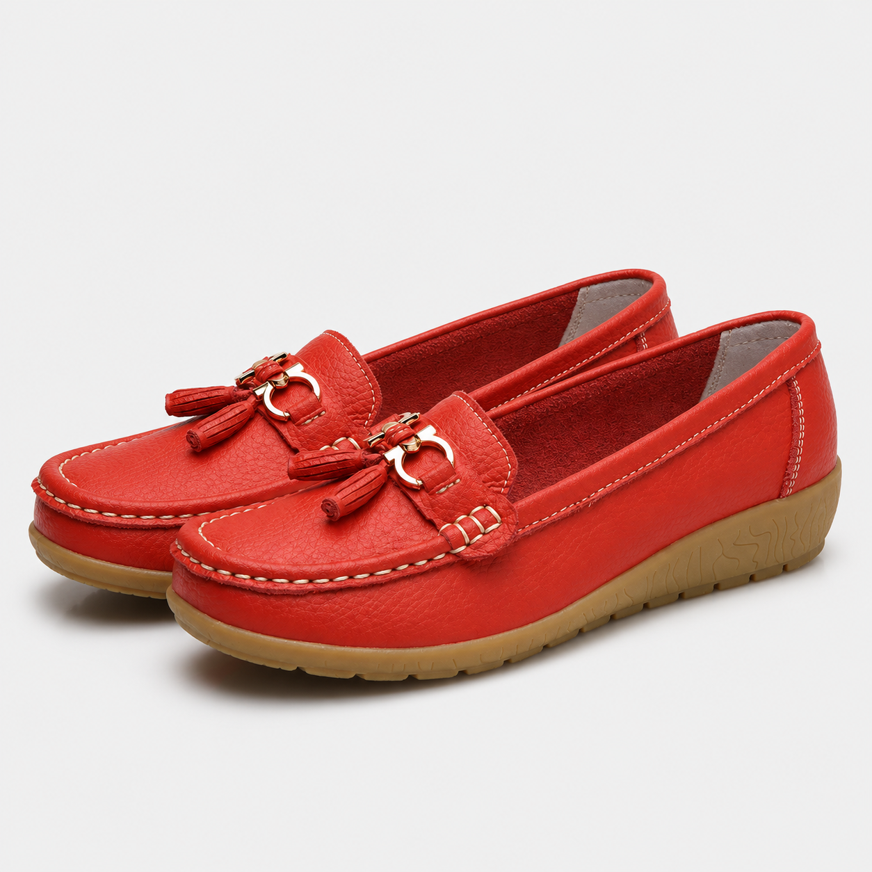 Elena | Women's Loafers with Decorative Fringe – Elegant Casual Shoes