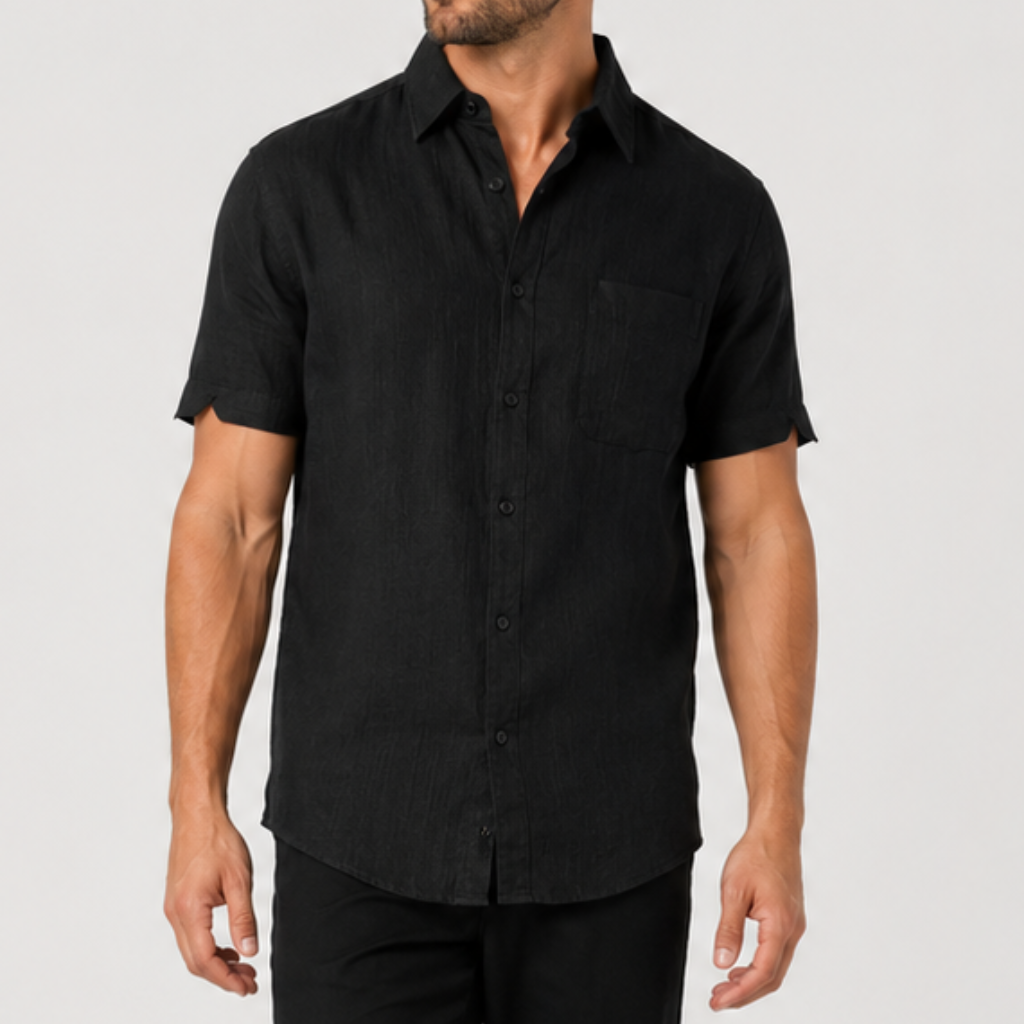 Oskar | Men's Bamboo Blend Polo Shirt – Lightweight Breathable Elegance