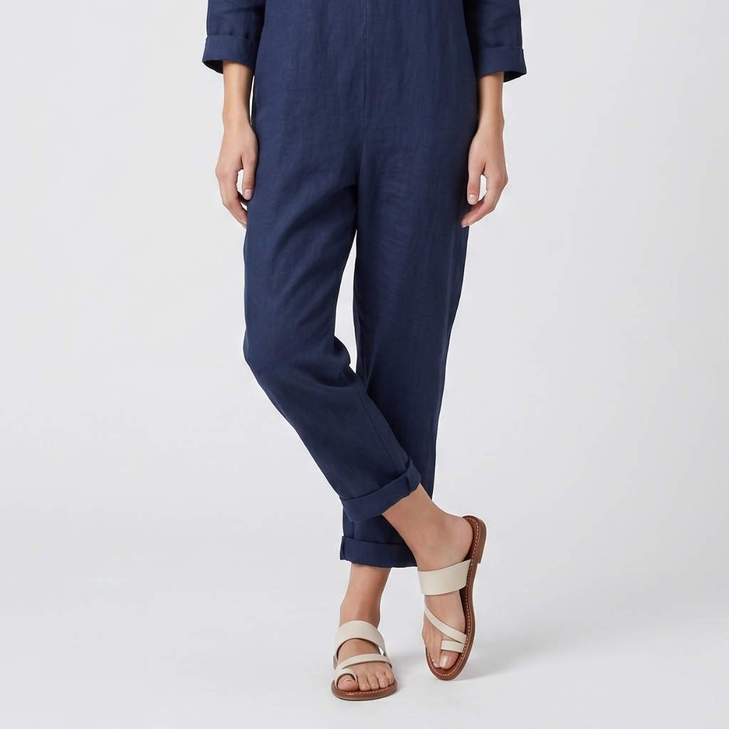 Hania | Women's Minimalist Slides – Open Toe with Toe Strap