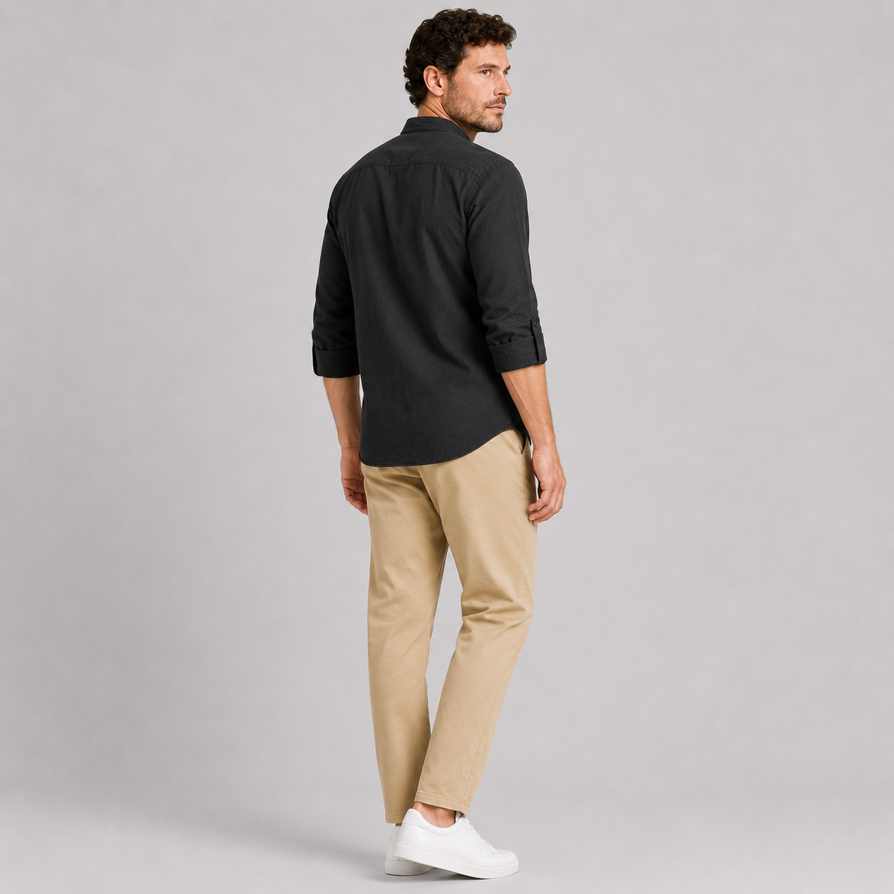 Mikołaj | Men's Casual Shirt – Lightweight Elegant Everyday Shirt