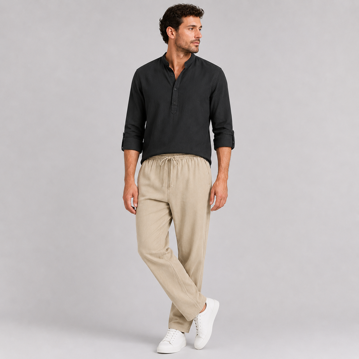 Nikola | Men's Linen Pants – Lightweight Comfortable Everyday Pants
