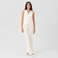 Richeza | Women's Elegant Vest – V-Neck Design with Button Closure