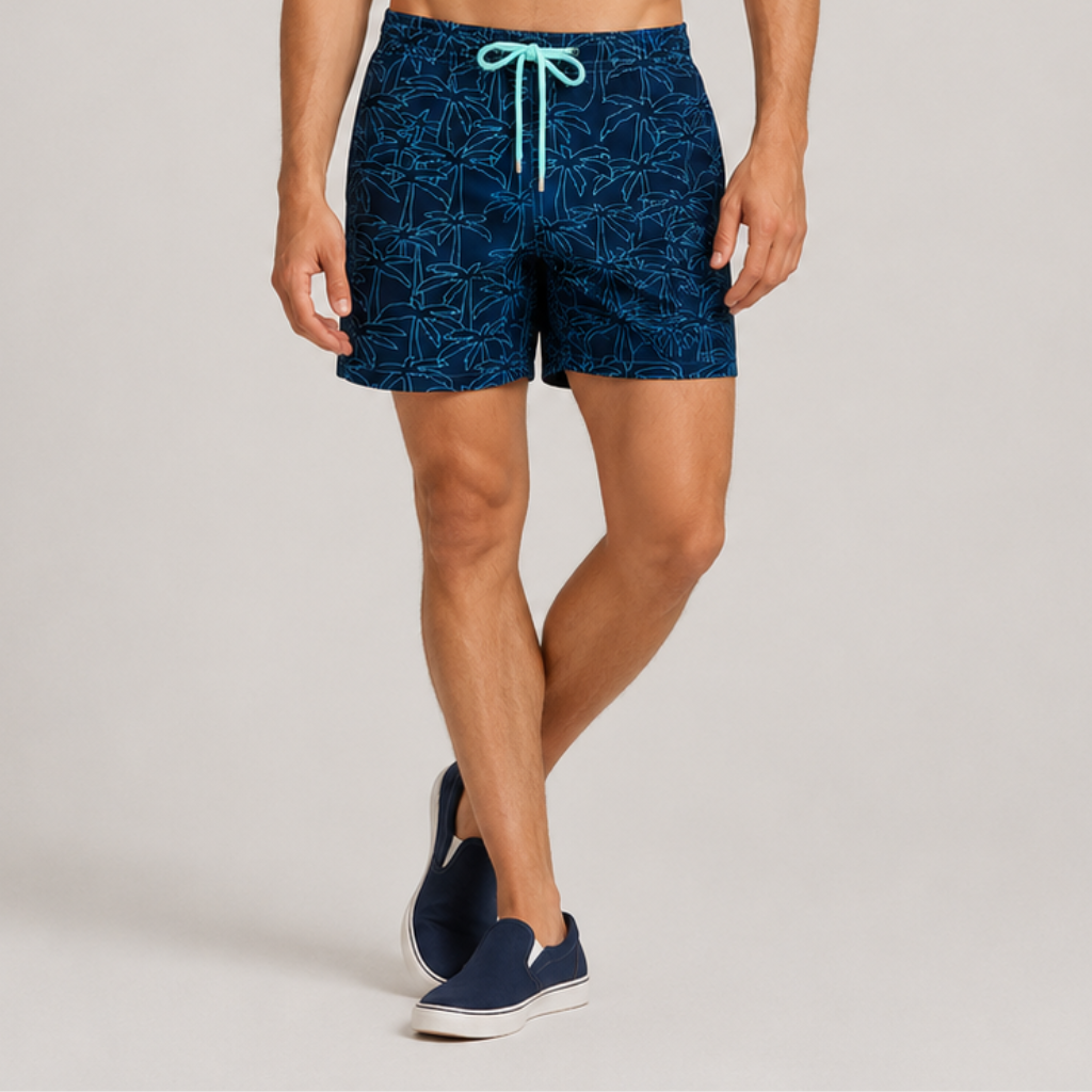 Kacper | Men's Swim Shorts – Quick-Drying with Summer Print